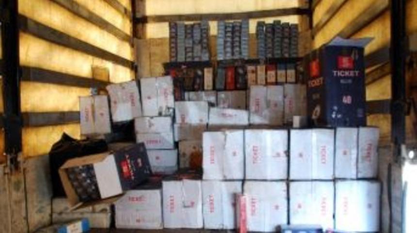 Gaziantep&rsquo;te 184 Bin 500 Paket Ka&ccedil;ak Sigara Ele Ge&ccedil;irildi