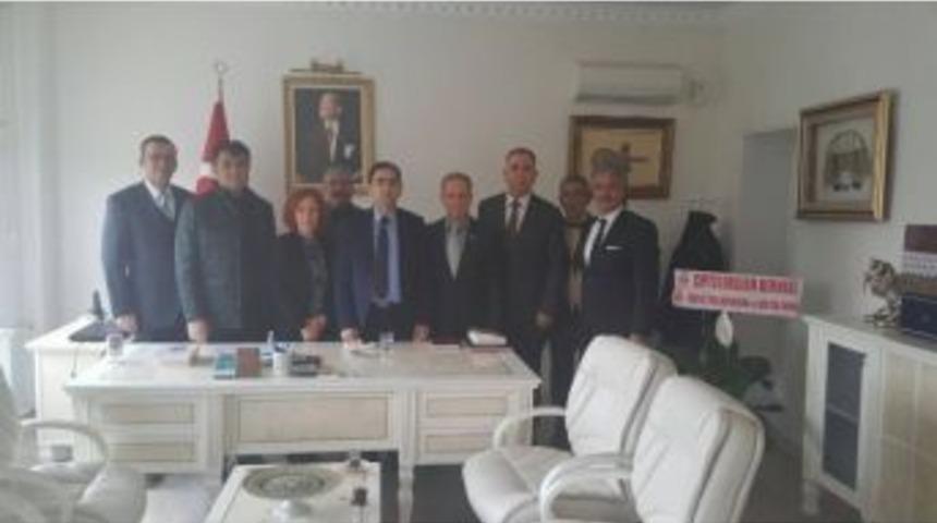 &Ccedil;iftelerliler Derneği&rsquo;nden Kaymakam Ağca&rsquo;ya Ziyaret