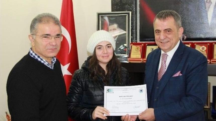 Başkan Sağıroğlu&rsquo;ndan Girişimcilere Sertifika