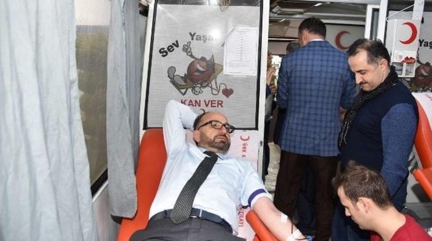 Kartepe&rsquo;de Kan Bağışına Tam Destek