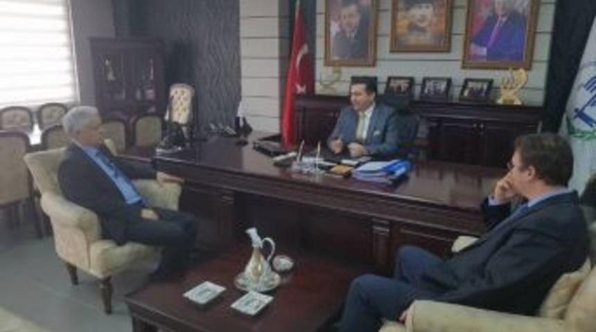 Tcdd B&ouml;lge M&uuml;d&uuml;r&uuml; Nihat Aslan&rsquo;dan Başkan Bakıcı&rsquo;ya Ziyaret