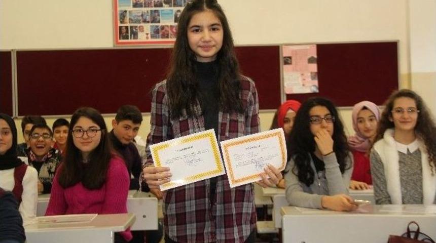 (&ouml;zel) Teog Birincisi Karne Aldı Başarısının Sırrını A&ccedil;ıkladı