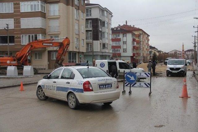 Bolu’da Doğalgaz Borusu Patladı