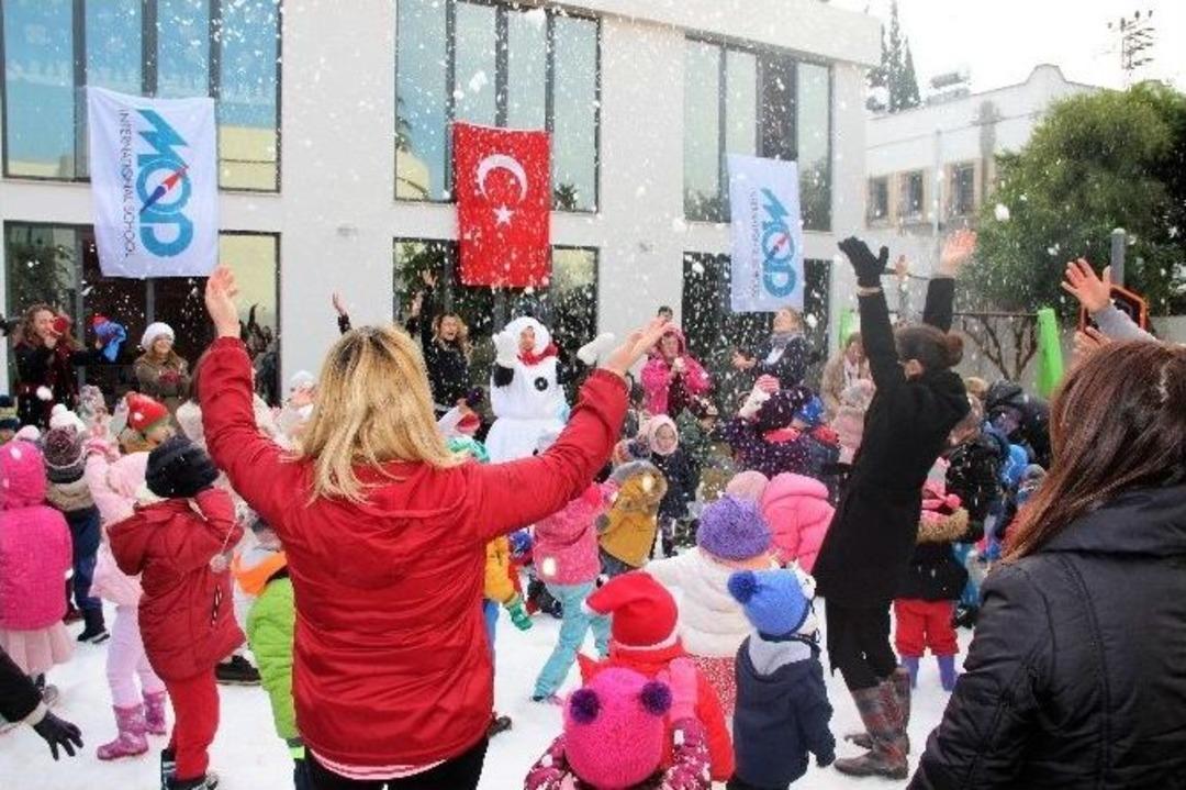 Bodrum&rsquo;da Kar Sevinci