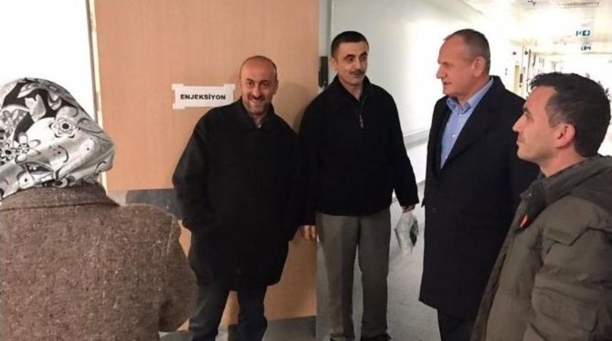 Başkan Keleş Hastane Ziyaret Etti