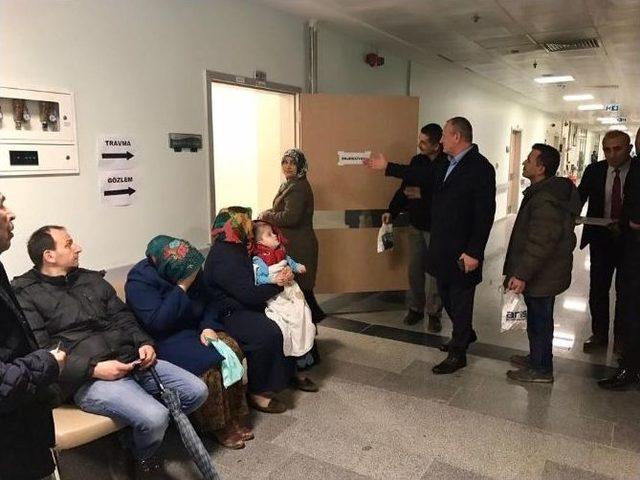 Başkan Keleş Hastane Ziyaret Etti 1