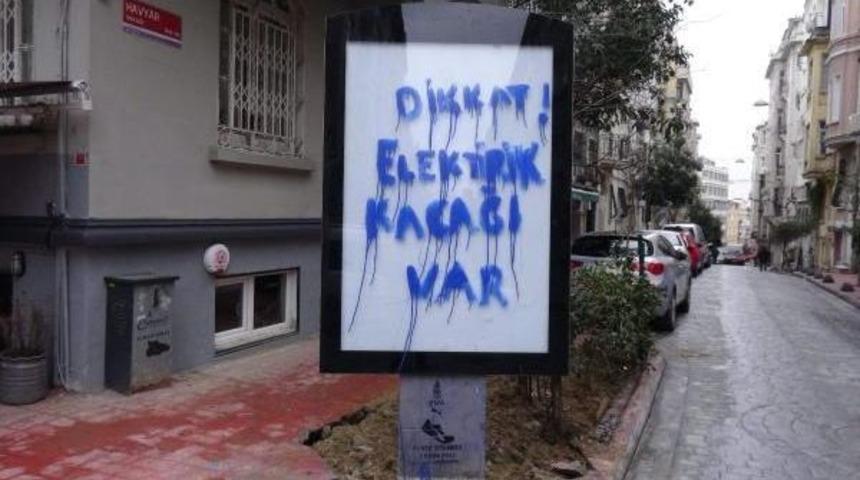 Cihangir'deki Elektrik Ka&ccedil;ağının Sorumluluğu Kimse &Uuml;st&uuml;ne Almıyor