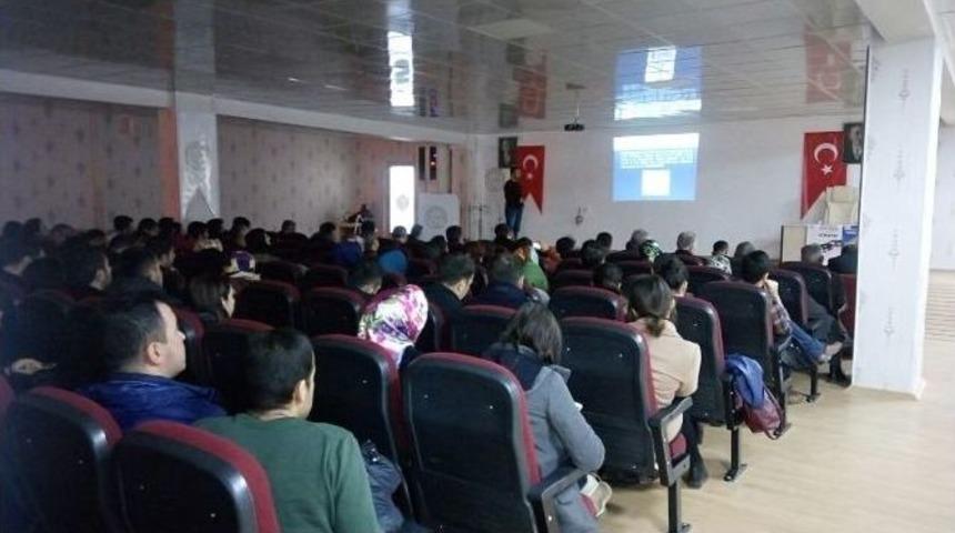G&ouml;lbaşı İl&ccedil;esinde &Ouml;ğretmenlere İş G&uuml;venliği Semineri Verildi