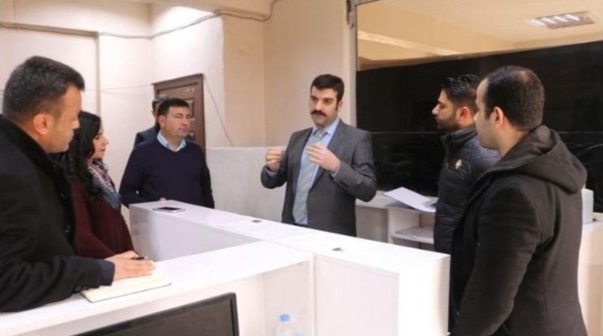 Kaymakam Yosunkaya Koordinasyon Merkezini Denetledi