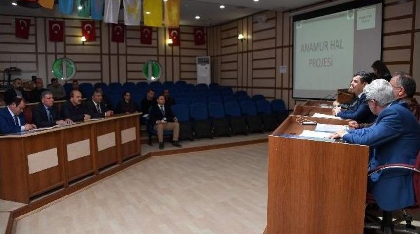 Anamur&rsquo;da Hal Projesi Toplantısı Yapıldı