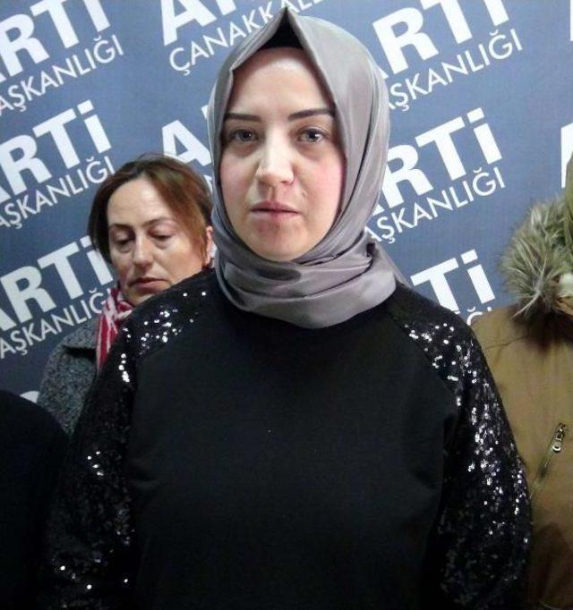 &Ccedil;anakkale de Ak Parti Ve Chp li Kadınlardan Karşılıklı Su&ccedil;lama 3