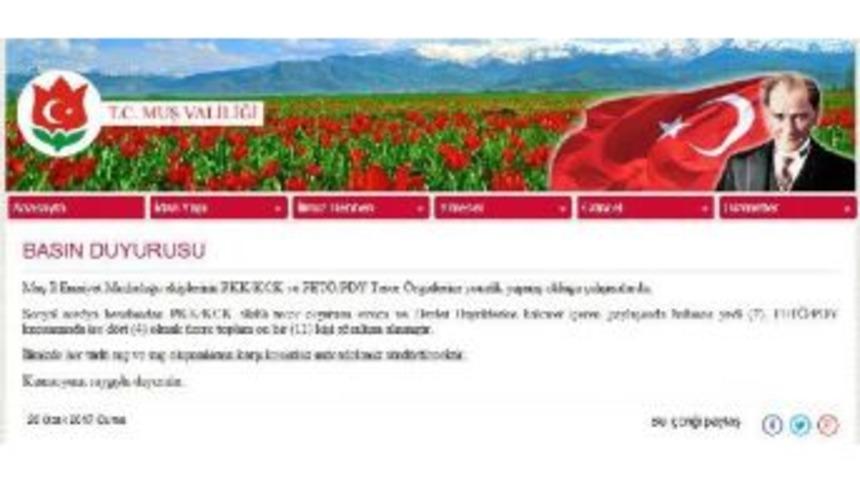 Muş&rsquo;Ta Ter&ouml;r Operasyonları: 11 G&ouml;zaltı