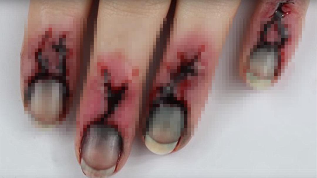 Manik&uuml;re gitti ve ortaya &ccedil;ıkan sonu&ccedil; korkun&ccedil; oldu!