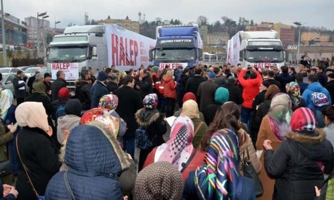 Karab&uuml;k'ten Halep'e Yardım