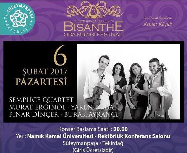 2. Bisanthe Oda Müziği Festivali 4 Şubat’ta Başlıyor