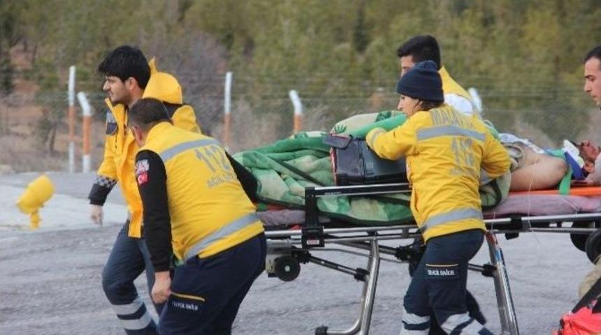 El Bab&rsquo;ta Yaralanan Askerler, Gaziantep&rsquo;e Getiriliyor.