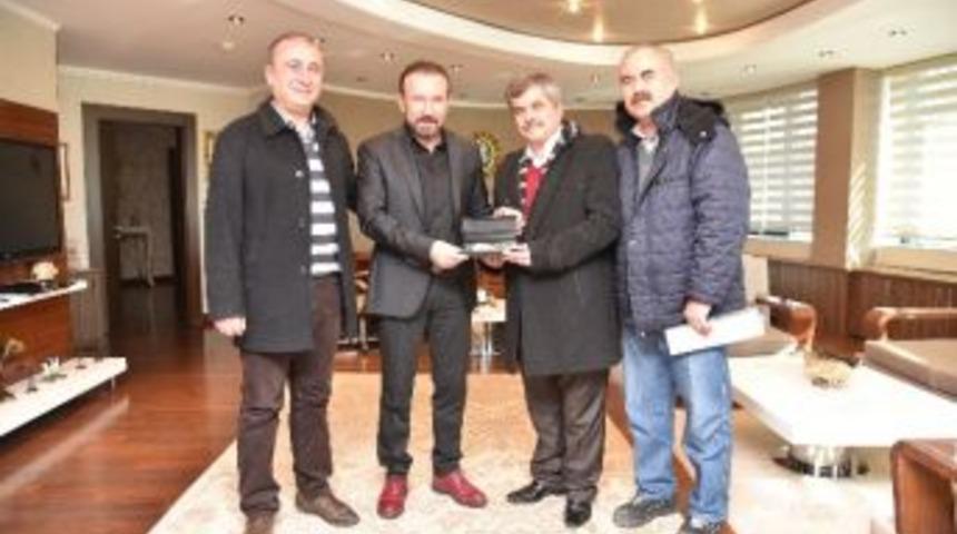 Emekli Olan Personel Başkan Doğan&rsquo;a Veda Etti