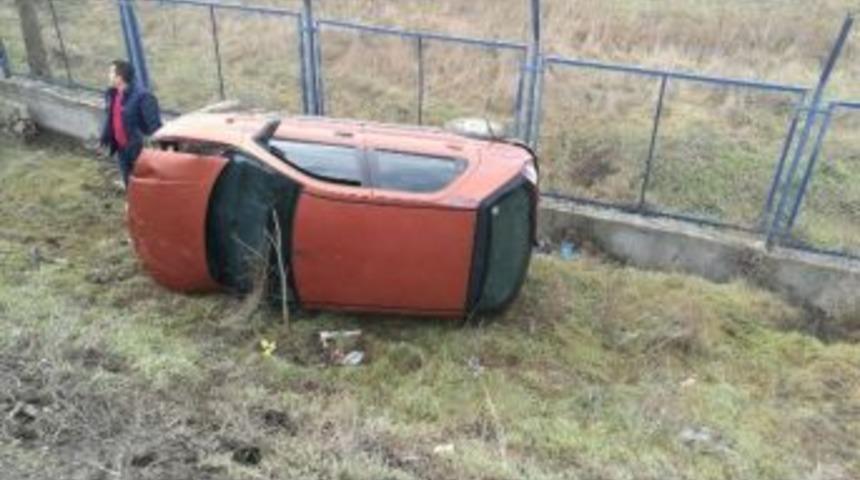 &Ccedil;orlu&rsquo;da Kazası: 1 Yaralı