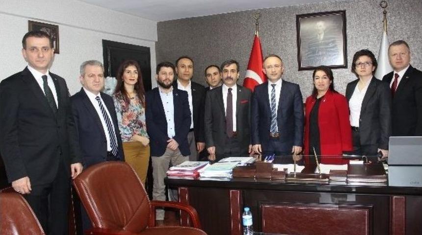 Kahveci, Sağlık M&uuml;d&uuml;r&uuml; Cin&rsquo;i Ziyaret Etti