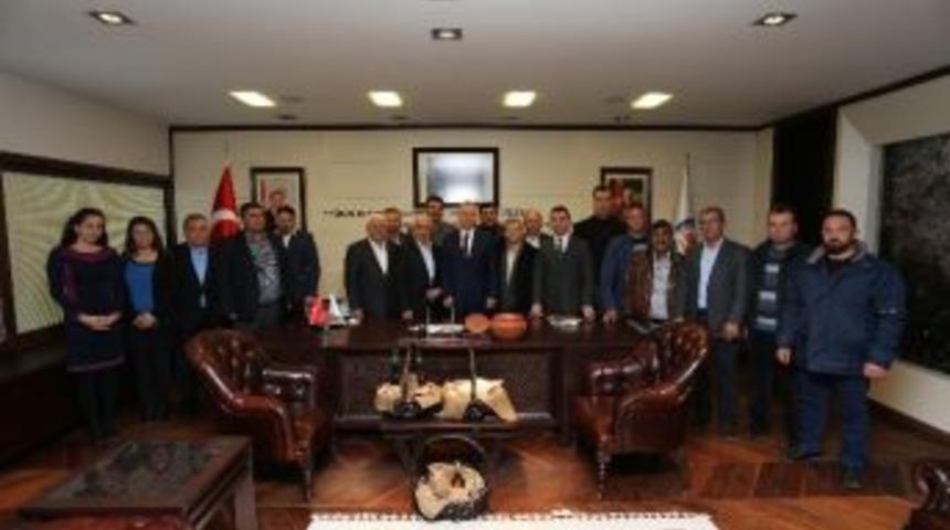 Sarayk&ouml;y Ve Babadağ Ziraat Odaları&rsquo;ndan Başkan Zolan&rsquo;a Ziyaret