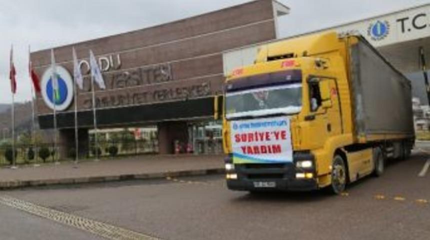 Od&uuml;&rsquo;den Suriye&rsquo;ye Yardım Eli