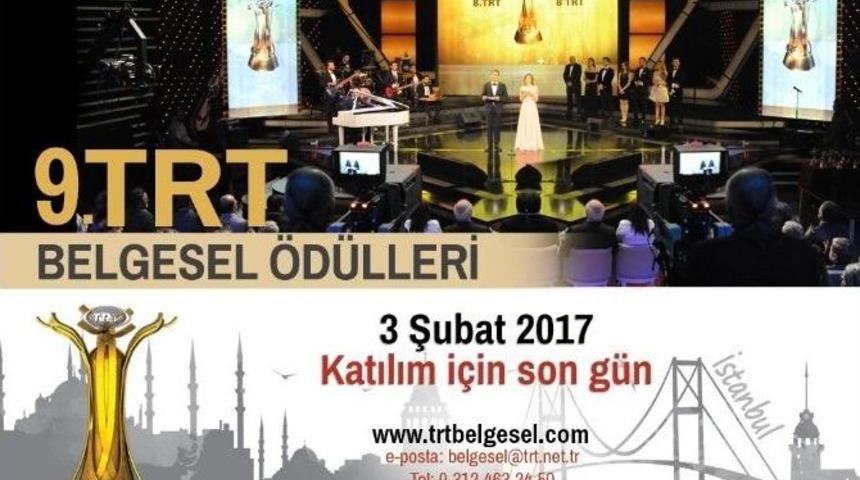 9. Trt Belgesel &Ouml;d&uuml;lleri&rsquo;ne Başvurular Devam Ediyor