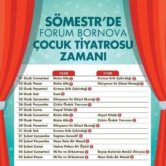 Forum Bornova&rsquo;da Yarıyıl Tatili Dopdolu 1