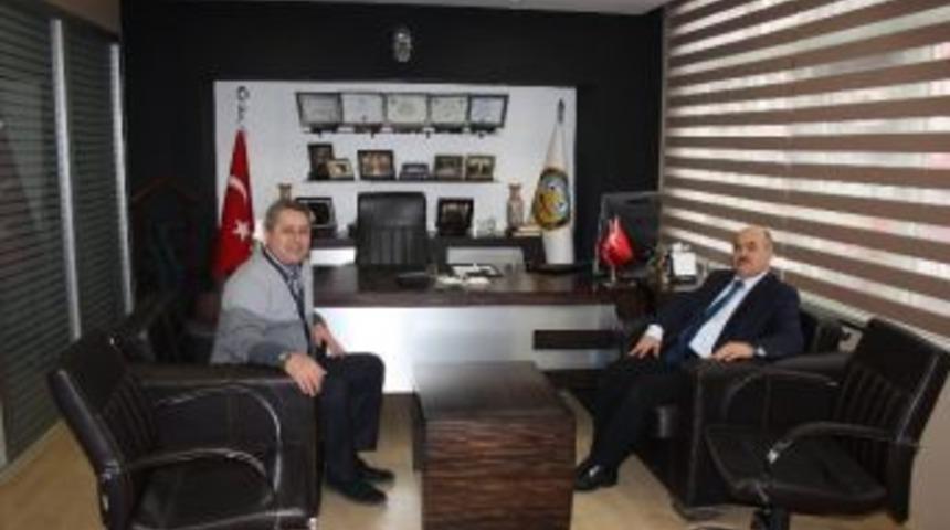 Vali Z&uuml;lkif Dağlı, Ertan Taşlı&rsquo;yı Ziyaret Etti