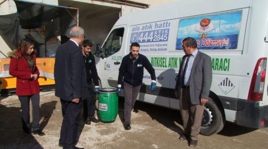 Korkuteli Belediyesi Atık Yağları Topluyor