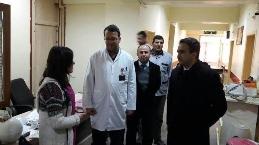 Kaymakam D&uuml;ndar, Hastaneyi Ziyaret Etti