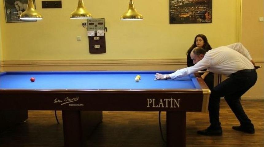 Aydın&rsquo;da Bilardo Heyecanı Yaşanıyor