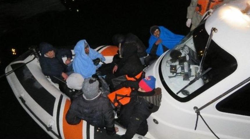 Ayvacık&rsquo;ta 42 Ka&ccedil;ak Yakalandı