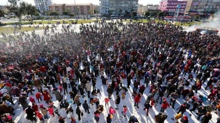 Manavgat'ta Karlı Karne Şenliği