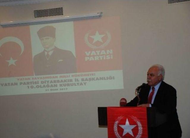 Vatan Partisi Genel Başkanı Doğu Perinçek Diyarbakır’da