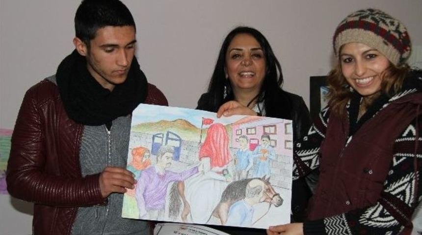 "&ccedil;ocuk Evliliklere Hayır" Resim Yarışmasının &Ouml;d&uuml;lleri Verildi