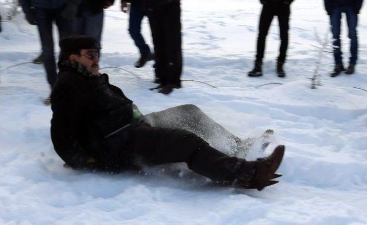 Küre’de Geleneksel Hızlı Kızak Yarışları Düzenlendi G4