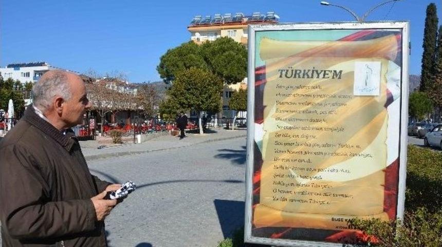 Ortaca&rsquo;da Şiirler Sokakları S&uuml;sl&uuml;yor