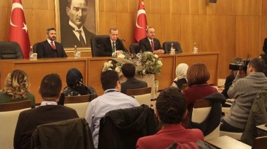 Cumhurbaşkanı Erdoğan: "ortadoğu İle İlgili Kulağımıza Gelen S&ouml;ylemler Rahatsız Edici"