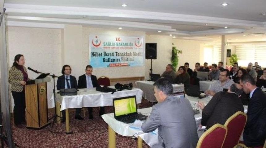 N&ouml;bet &Uuml;creti Tahakkuk Mod&uuml;l Kullanıcı Eğitimi Verildi