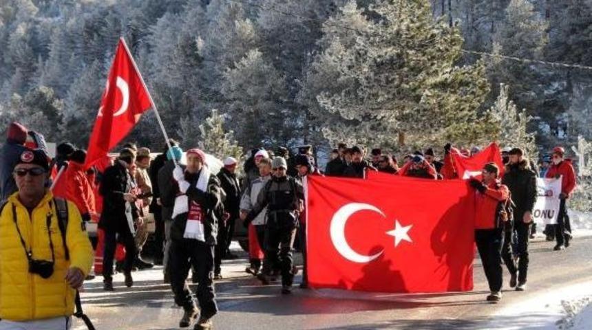 Zigana Dağı'nda &Ccedil;ığ Kurbanı Dağcılar Anıldı