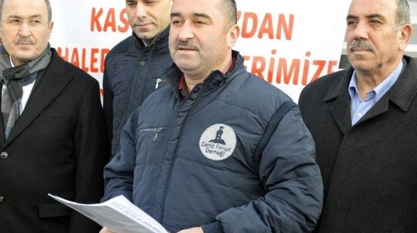 Deniz Feneri Derneği İle M&uuml;siad&rsquo;ın Yardım Tır&rsquo;ı, Halep&rsquo;e Uğurlandı