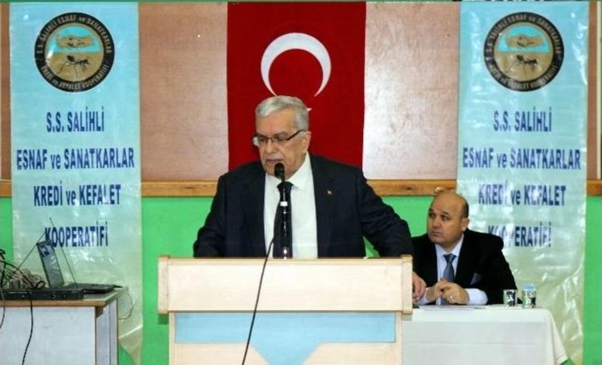 Salihli Esnaf Kefalet Mali Kongresini Yaptı