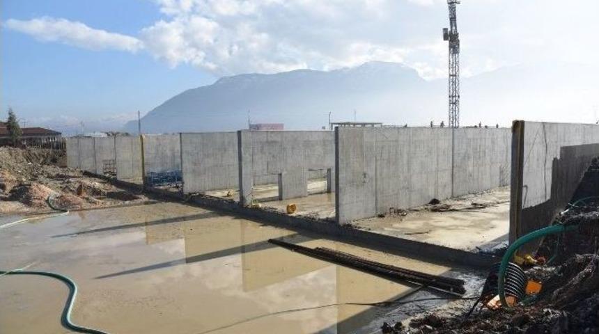 Atıksı Arıtma Tesisi İnşaatı Hızla İlerliyor