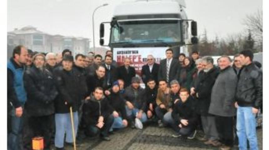 Akşehir&rsquo;den Halep&rsquo;e Yardım Tırı