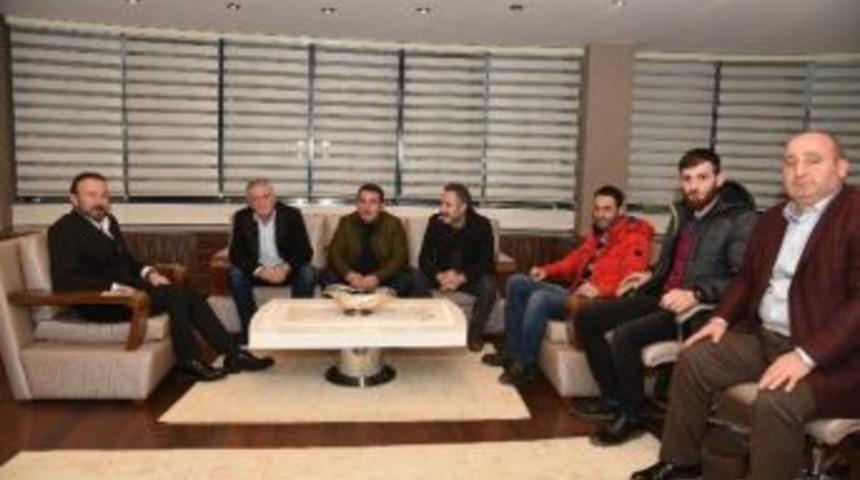 Başkan Doğan, K&ouml;y Muhtarı Ve Azalarını Ağırladı