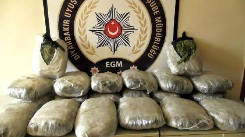 Diyarbakır'da 1 Yılda 83 Ton Esrar Ele Ge&ccedil;irildi