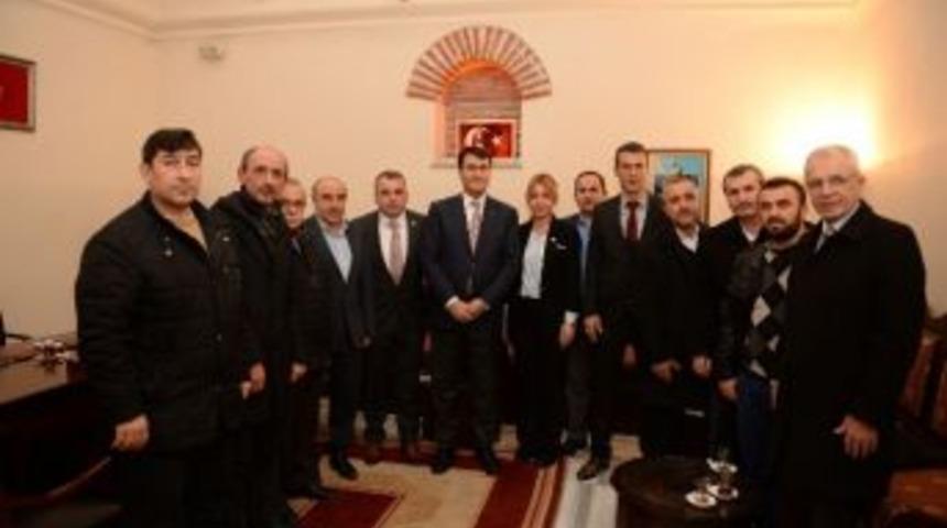 D&uuml;ndar Muhtarları Ağırladı