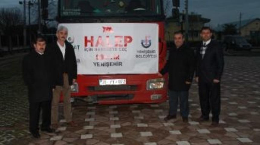 Yenişehir&rsquo;den Halep&rsquo;e Yardım Tır&rsquo;ı