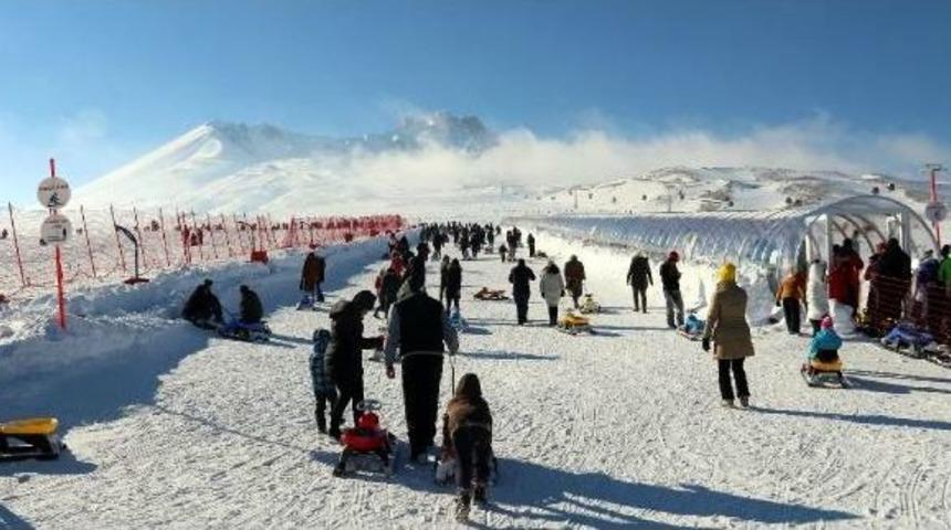 Erciyes, Hafta Sonu 100 Bin Kişiyi Ağırladı