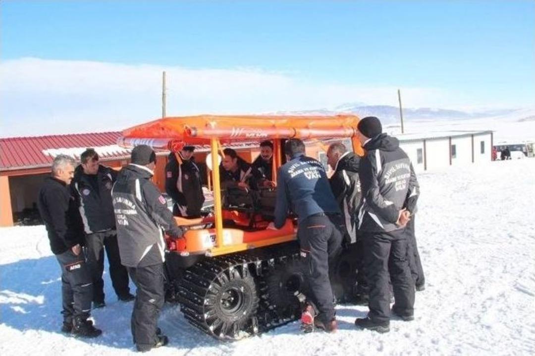 Afad&rsquo;ın 8x8 Anfibik Aracı Kar Eğitiminde